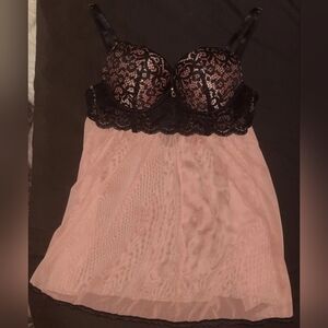 Fashion Nova Forever Lovely Babydoll Lingere Top